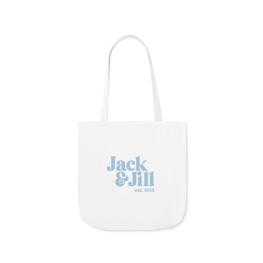 Jack & Jill Blue Retro Tote Bag