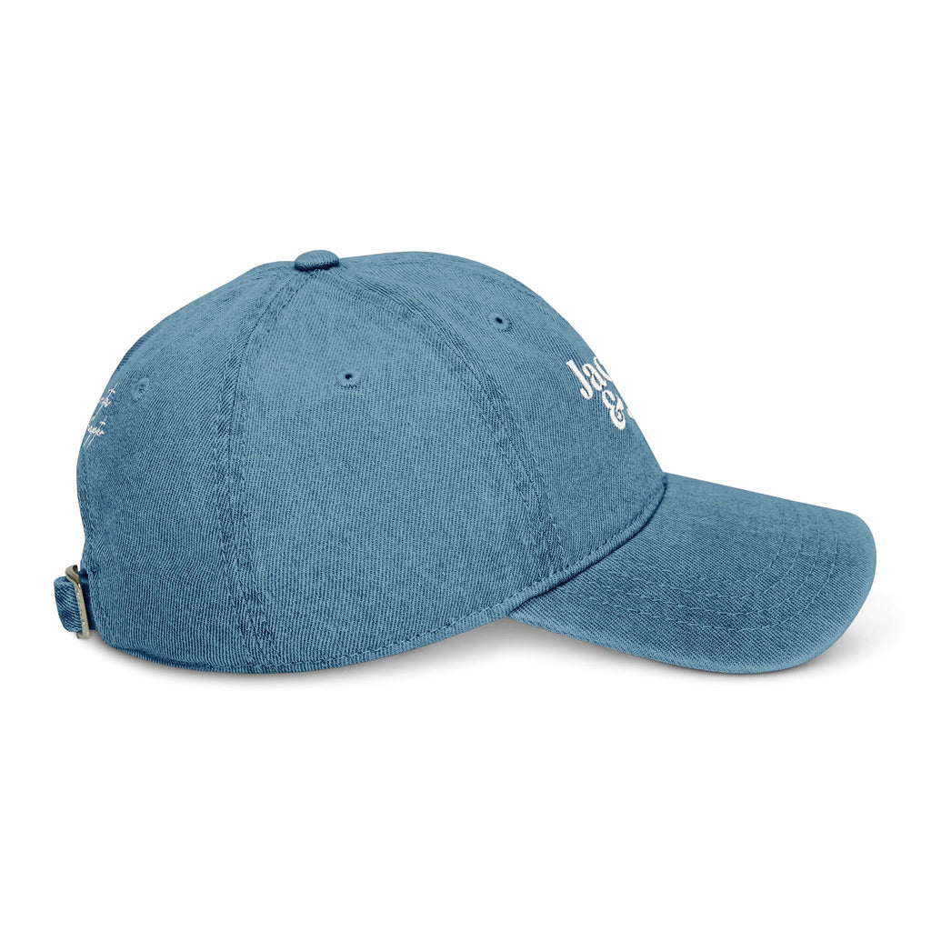 Jack & Jill  Embroidered Retro Denim Hat