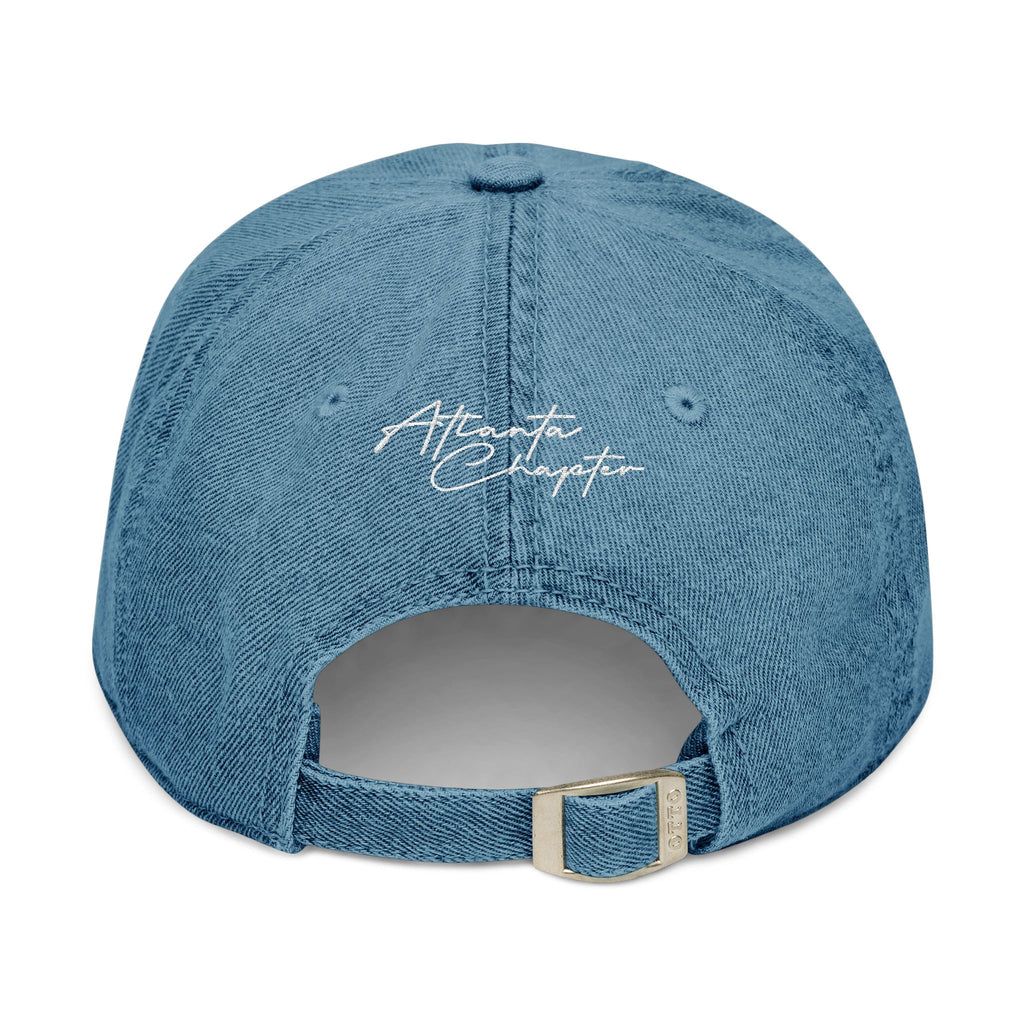 Jack & Jill  Embroidered Retro Denim Hat